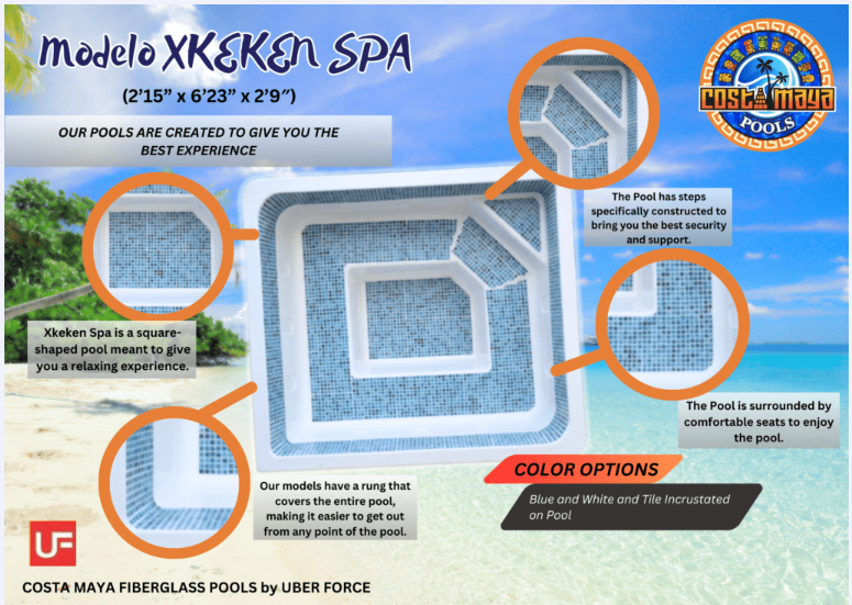 Xkeken Spa with Tile